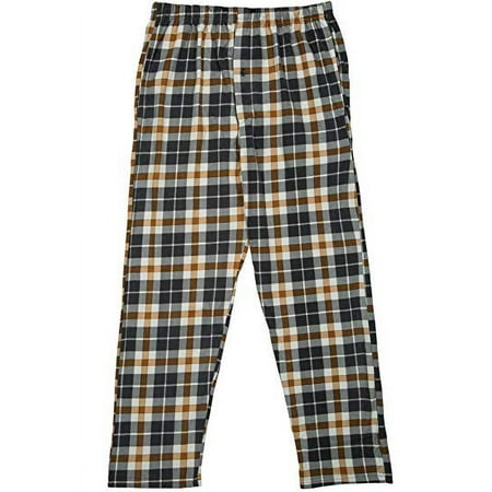 North 15 Boy's Plaid Plush Fleece Pajama Pants-1205B-Design4-18