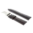 thumbnail image 2 of 22MM LEATHER WATCH BAND STRAP FOR OMEGA WATCH DEPLOYMENT BUCKLE CLASP D/BROWN WS, 2 of 2