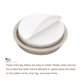 thumbnail image 4 of Deslizadores para Muebles Uxcell, Pads Redondos Autoadhesivos de Plástico para Suelos de Alfombra, Baldosa, Vinilo y Madera Dura 7/8" 4Pcs, 4 of 6