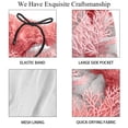 thumbnail image 4 of luoweisi Men's Beach Shorts Quick Dry Swim Trunks with Mesh Lining Coral L, 4 of 5