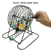 Royal Bingo Supplies Jumbo Bingo Game with 100 Bingo Cards, 500 Bingo Chips and 9'' Drum