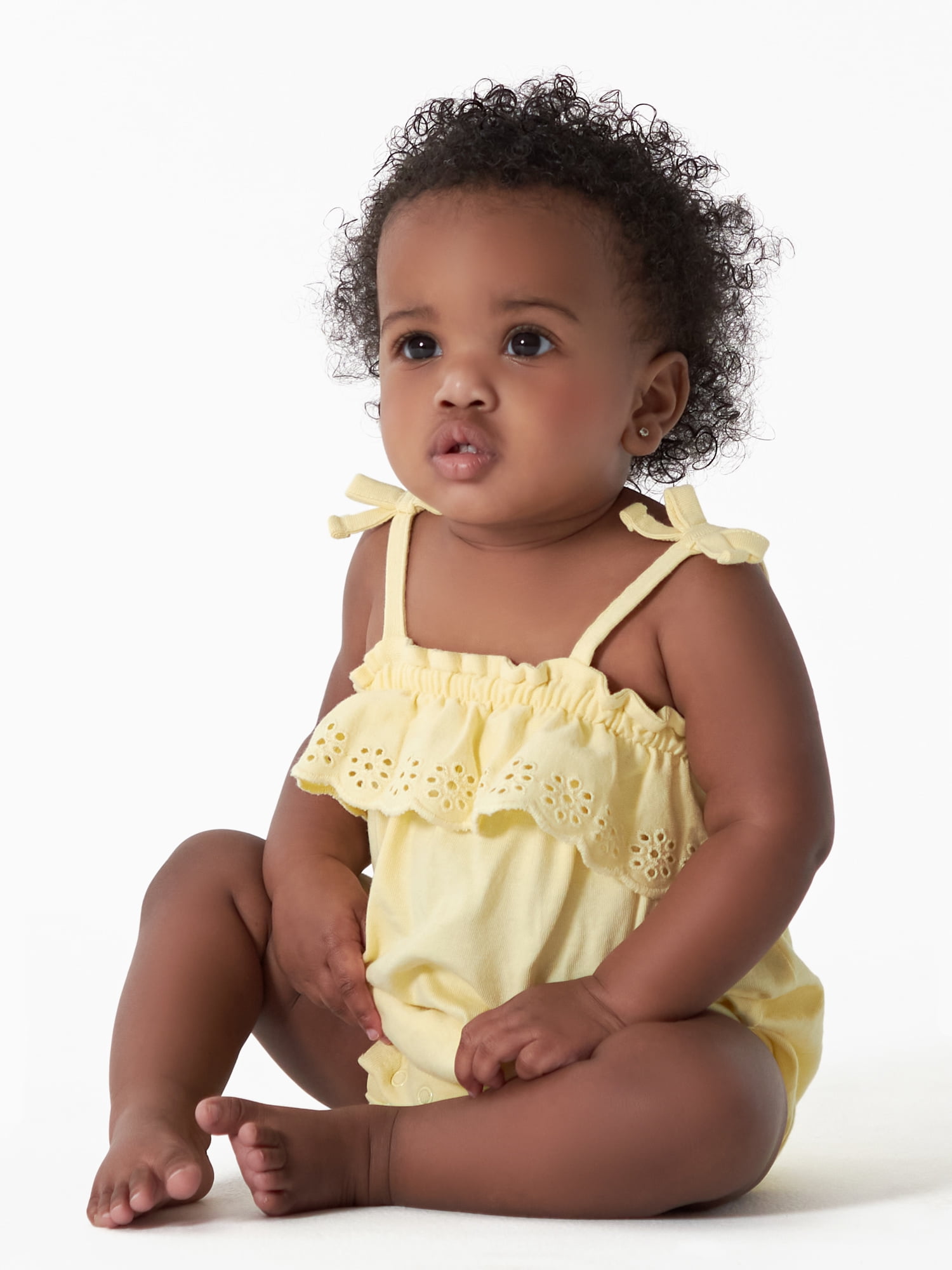 Modern Moments by Gerber Baby Girl Bubble Romper, Sizes 0 Month 12