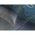 thumbnail image 4 of Ambesonne Saying Quilted Bedspread Set 3 Pcs, Kayak in a Lake Adventure, Queen Size, Purple Grey Teal, 4 of 5