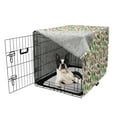 thumbnail image 5 of Vegetables Dog Crate Cover, Continuous Pattern with Detailed Colored Drawn Delicious Natural Healthy Food, Easy to Use Pet Kennel Cover Small Dogs Puppies Kittens, 7 Sizes, Multicolor, by Ambesonne, 5 of 6
