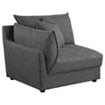 thumbnail image 4 of Sasha 6-Piece Upholstered Modular Sectional Barely Black, 4 of 6