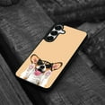 thumbnail image 4 of WIRESTER Shockproof Soft Rubber Cover Case for Samsung Galaxy S25 6.2" 2025, Black Tan Pembroke Welsh Corgi Dog On Sunset Background, 4 of 5