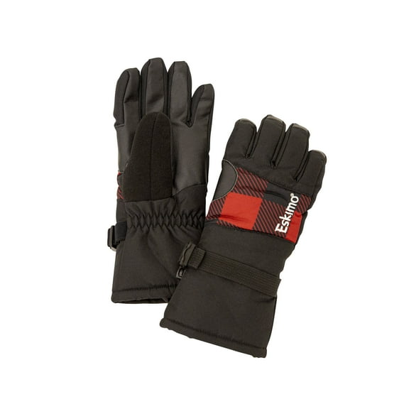 Eskimo 41635 Keeper™ Youth Glove, Gloves, Youth, Black/Plaid, One Size