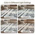 thumbnail image 7 of ODIKA Hallway Contemporary Striped Lattice Interlocking Grid Pile Pet Friendly & Kids Safe for Bedroom, Bedside, Nursery, 7 of 7