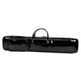 thumbnail image 1 of Bolsa de transporte para flauta, bolsa para flauta con bolsillo lateral, impermeable, de cuero PU, con asa, bolsa de transporte para flauta portátil negro, 1 of 10