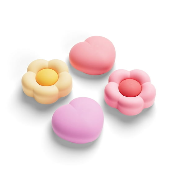 GeekShare Thumb Grip Caps Switch 2 Joystick Cover for Nintendo Switch 2025 Heart Flower 4PCS