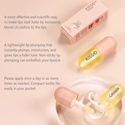 KISSIO Lip Plumper,Natural Lip Plumper,Derol Lip Plumper Set,Lip Plumping Lip Gloss,Lip Plumper