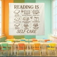 thumbnail image 2 of ViciArt Reading is Self-Care Tapestry, 51"x60" Beige Literary Wall Hanging, Book Lover Decor, 2 of 4