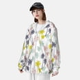 thumbnail image 3 of Fotbe Hawaiian Coconut Tree Chaqueta con Protección Solar UPF 50+ para Hombre y Mujer, Camisa con Capucha y Bolsillos-Medium, 3 of 7