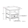 thumbnail image 5 of Atlin Designs Table d'Appoint en Gris Vieilli, 5 of 5