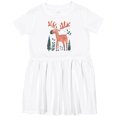thumbnail image 3 of Inktastic Cute Moose in Forest Girls Toddler Dress, 3 of 5