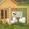 thumbnail image 4 of Cartel de gallinero Matsuzay placas colgantes de madera decoración del hogar, 4 of 6