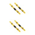 thumbnail image 1 of 2 pares de correas universales Zulema arnés para el pecho cinturones hebilla clips para engranajes amarillo, 1 of 8