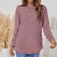 thumbnail image 4 of Top de chifón de manga larga informal con cuello en V para mujer Fridja  ghj987+292, 4 of 5