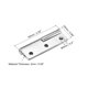 thumbnail image 2 of Bisagra Desmontable Uxcell, 2.5" Bisagras de Bandera Deslizantes de Acero Inoxidable 304 Izquierda, Paquete de 2, 2 of 6