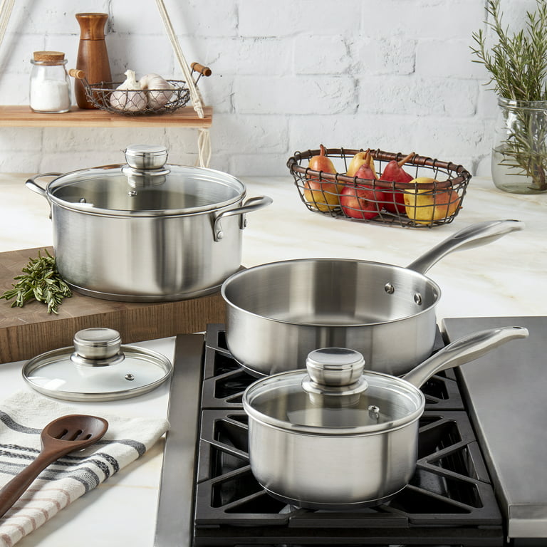 Frigidaire Ready-Cook 5-Piece Stainless Steel Cookware Set