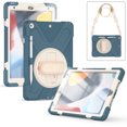thumbnail image 1 of Caso para iPad 9th/8th/7th Generation 10.2 '', caja a prueba de golpes con correa y soporte de mano giratoria de 360 °, correa para el hombro Ikkle ipad 10.2（2019/2020/2021）, 1 of 10