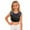 Black, variant on Gunia Girls Sequin Top Glitter Sleeveless Crop Dance Blouse Performance Dancewear Party Sparkly Tops For Girl Black