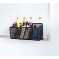 thumbnail image 4 of Happon 1 Pc Magnetic Pencil Holder Organizer with 3 Compartments - Perfect for Locker Refrigerator Whiteboard Office Fridge, Strong Magnet Storage Bin Basket Black, 4 of 6