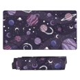 thumbnail image 6 of XMXT Non-Slip Gaming Mouse Pad, Purple Style Cosmic Pattern Mousepad Computer Keyboard Mats Desk Pads Office Decor Accessories, 15.8"x29.5", 6 of 8