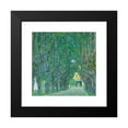 thumbnail image 2 of Gustav Klimt 15x15 Black Modern Framed Museum Art Print Titled - Avenue to the Kammer Castle (1912), 2 of 5