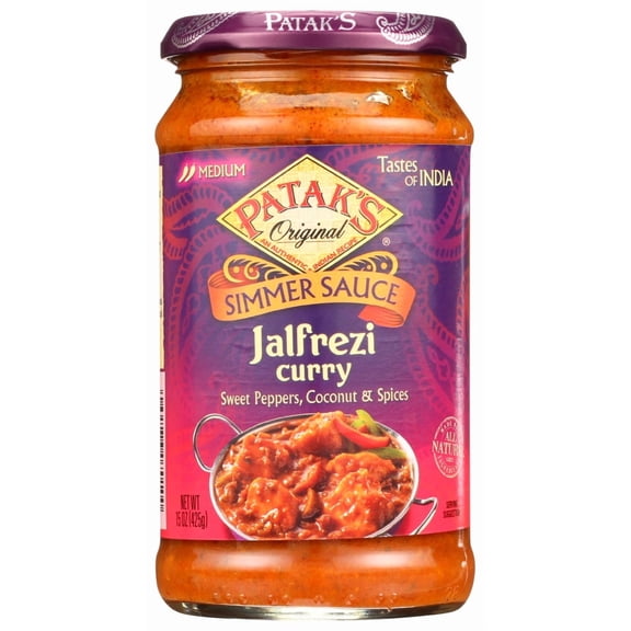 Patak's Original Jalfrezi Curry Simmer Sauce, 15 oz