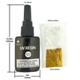 thumbnail image 4 of Blue Moon Beads UV Resin Hard Type 40ml Bottle, Crystal Clear, Unisex Teen to Adult, 3 Pieces, 4 of 13