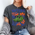 thumbnail image 3 of Gator Floral Aligator Men Women Kids Boys Girls Youth Teen Unisex T-Shirt, Sizes S-5XL - Gategoo, 3 of 5