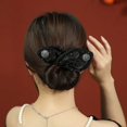 thumbnail image 4 of Artefacto para peinado con pinza de giro perezoso, moño para el pelo con forma de bola, estilo japonés y coreano, tocado, joyería de moda, 4 of 6