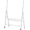 White, variant on A-Frame Foldable Mobile Whiteboard Stand with Wheels Black | Height & Width Adjustable Rolling Easel for Glass, Chalk, Bulletin, Display & Drawing Boards