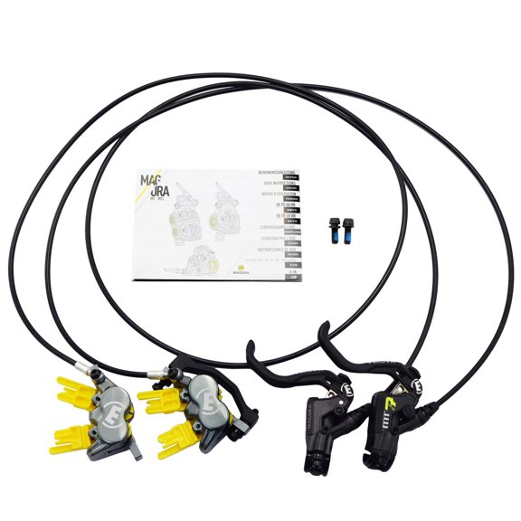 Magura MT7 Pro 4-Piston Post Mount Hydraulic Disc Brake Set (F R) W/O Rotor #MG2630