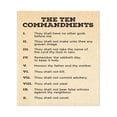 thumbnail image 1 of The Ten Commandments Poster Bible Scripture Wall Art Christian Home Decor for Living Room Church Office Faith Based Art poster Unframed12x18inch(30x45cm), 1 of 1