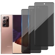 3-PACK Privacy Screen Protector for Samsung Galaxy Note 20 Ultra 5G, Anti Spy Black Tempered Glass Protective Film for Samsung Note 20 Ultra [Easy Installation] [Bubble Free] [Case Friendly]