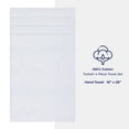 thumbnail image 4 of American Soft Linen Luxury Turkish Hand Towel Set, 100% Cotton 4 Piece Hand Face Towels for Bathroom and Kitchen, White, 4 of 10