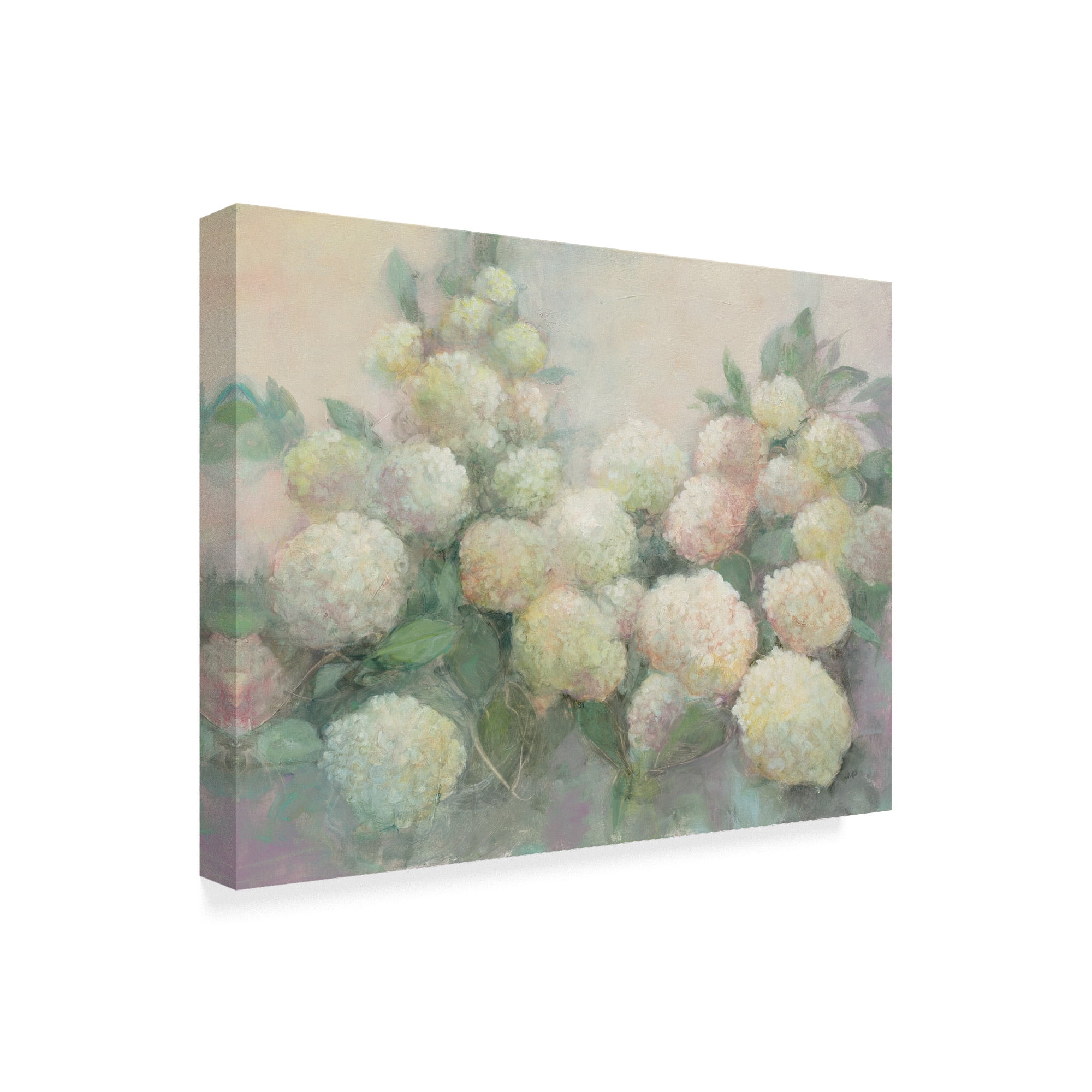 Trademark Fine Art 'Annabelle Hydrangeas' Canvas Art by Julia Purinton