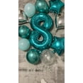 thumbnail image 4 of Teal 4 Balloon, Number Balloons 40 Inch, 4th Birthday Decorations for Girls Four Large Numbers for Party Decor, Number 4 Balloon, 4 of 17