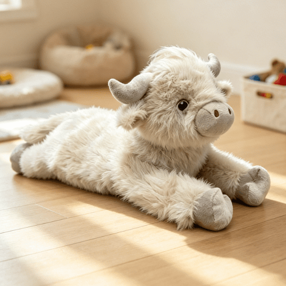 Pounds Highland Cow Weighted Stuffed Animals for Kid Adult, Cute Weighted Plush Warm Gifts for Christmas Birthday, Large Highland Cow