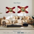 thumbnail image 3 of Elephant Stock State Map Over Florida Flag Wall Art - Horizontal Canvas Wall Art - Living Room Wall Decor - Flags Canvas - Beige And Red Decor - 45" x 30", 3 of 5