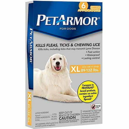 UPC 815249010082 product image for PetArmor for Dogs, 89-132 lbs, 6-Pack | upcitemdb.com