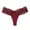 Rose Red, variant on Women's Lace Underwear Bikini Panties Soft Hipster Stretch Sexy Briefs