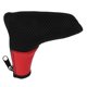 thumbnail image 5 of Headcover del Putter del Palo de Golf, Cierre de la Cremallera de la Cubierta de la Cabeza del Golf de la Malla Resistente para la protección del Taco(18 * 13 * 1cm-Rojo) EOTVIA No, 5 of 7