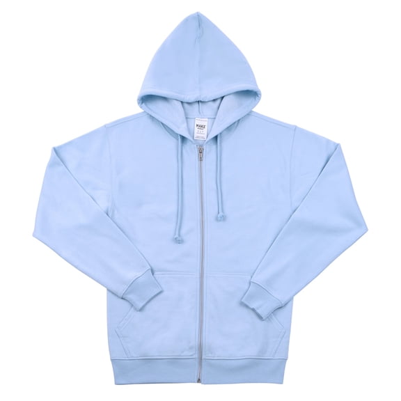 Make Market Zip-Up Hooded Sweatshirt – Craft-Ready Fleece Hoodie with Full Zipper & Front Pockets - Multiple Colors & Sizes - 1 Pack