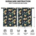 thumbnail image 2 of Blackout Kids Curtains,Yellow Lemon Fruit Leaves Black Pattern Childrens Insulated Curtains Set Of 2,Bedroom Essentials,Toddler Room Decor 42"x54", 2 of 5