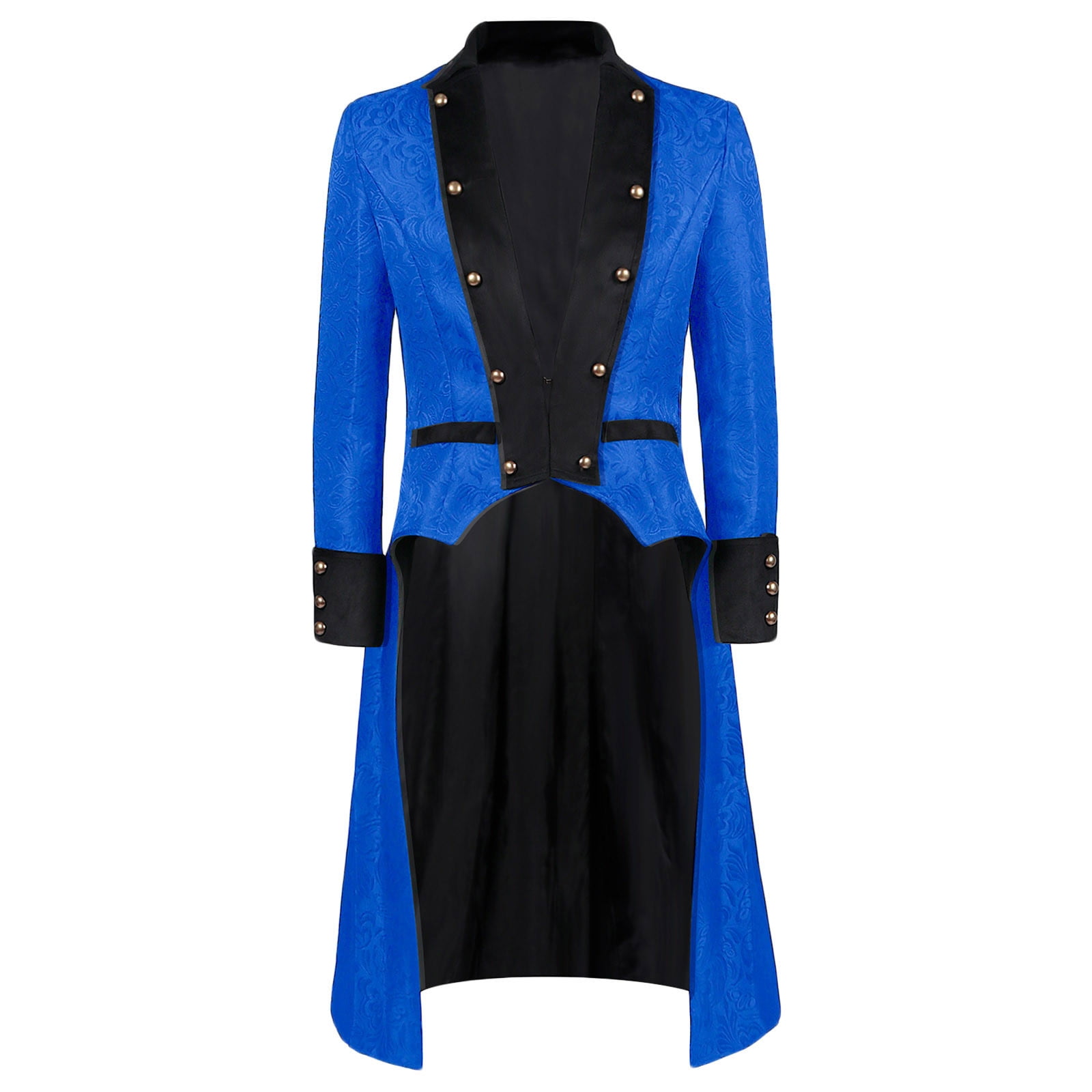 Men's Steampunk Medieval Jacket Gothic Victorian Tailcoat Era Frock Jacket Uniform main image 1