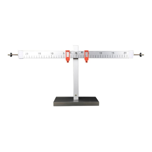 GROWTH TANK Leverage Ruler with Bracket Portable Demonstration Lever Teaching Instrument Aluminum Alloy Ruler