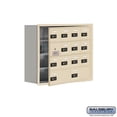thumbnail image 1 of SalsburyIndustries 19148-14SRC Cell Phone Storage Locker With Front Access Panel - 4 Door High Unit, Sandstone, 1 of 1